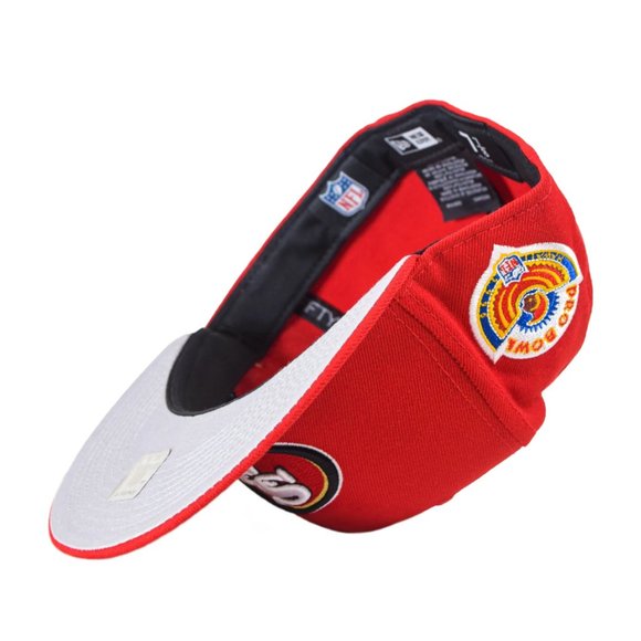 New Era San Francisco 49ers 59FIFTY Fitted Hat Pro Bowl Side Patch Size 7 7/8 - Picture 5 of 5